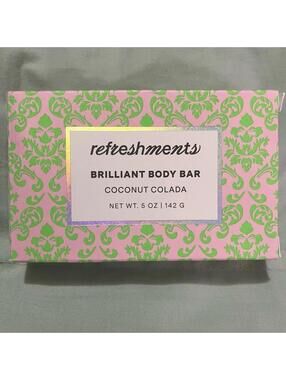 NIB Vegan Refreshments Coconut Colada Soap 🧼 Bar🥥